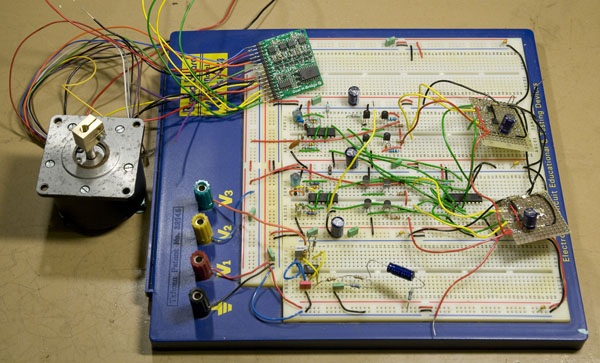 Prototype board and finished dual H bridge