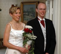 Br�llop mellan Anna och Niklas